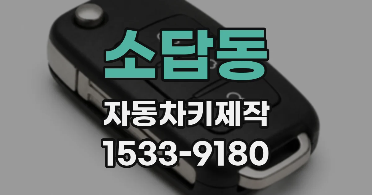 소답동 자동차키제작