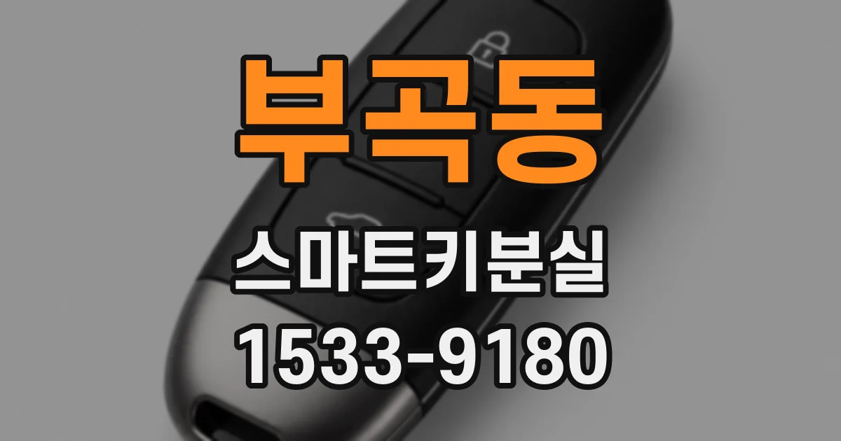 부곡동 스마트키분실