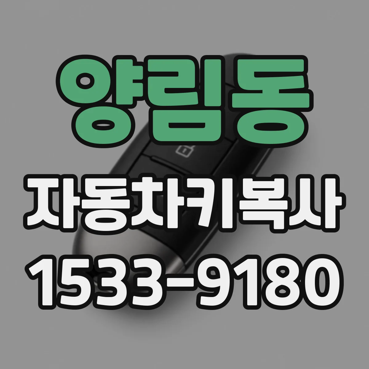 양림동 자동차키복사