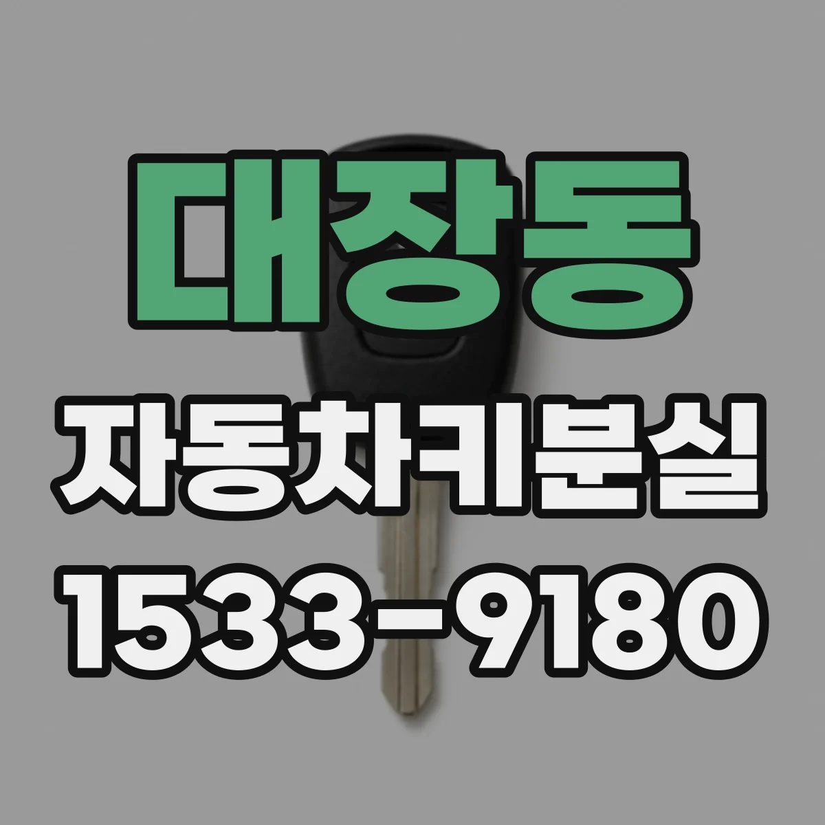 대장동 자동차키분실