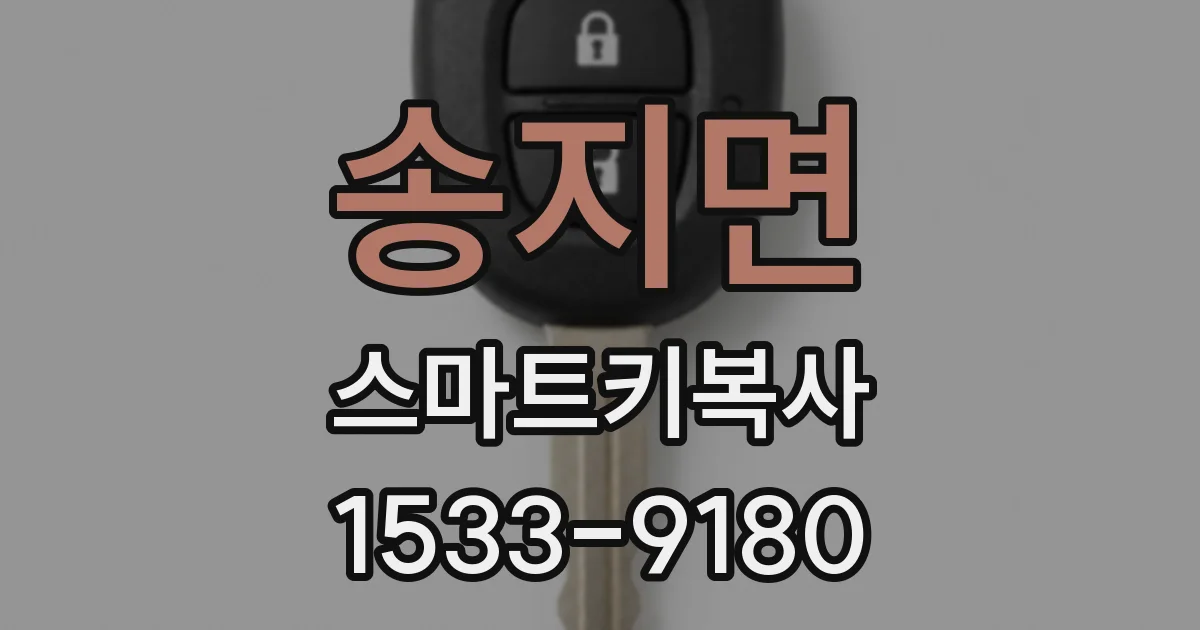 송지면 스마트키복사