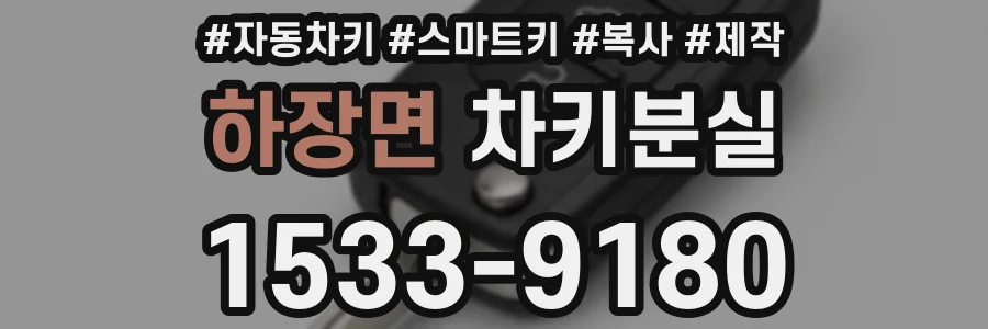 하장면 차키분실
