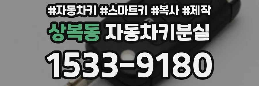 상복동 자동차키분실