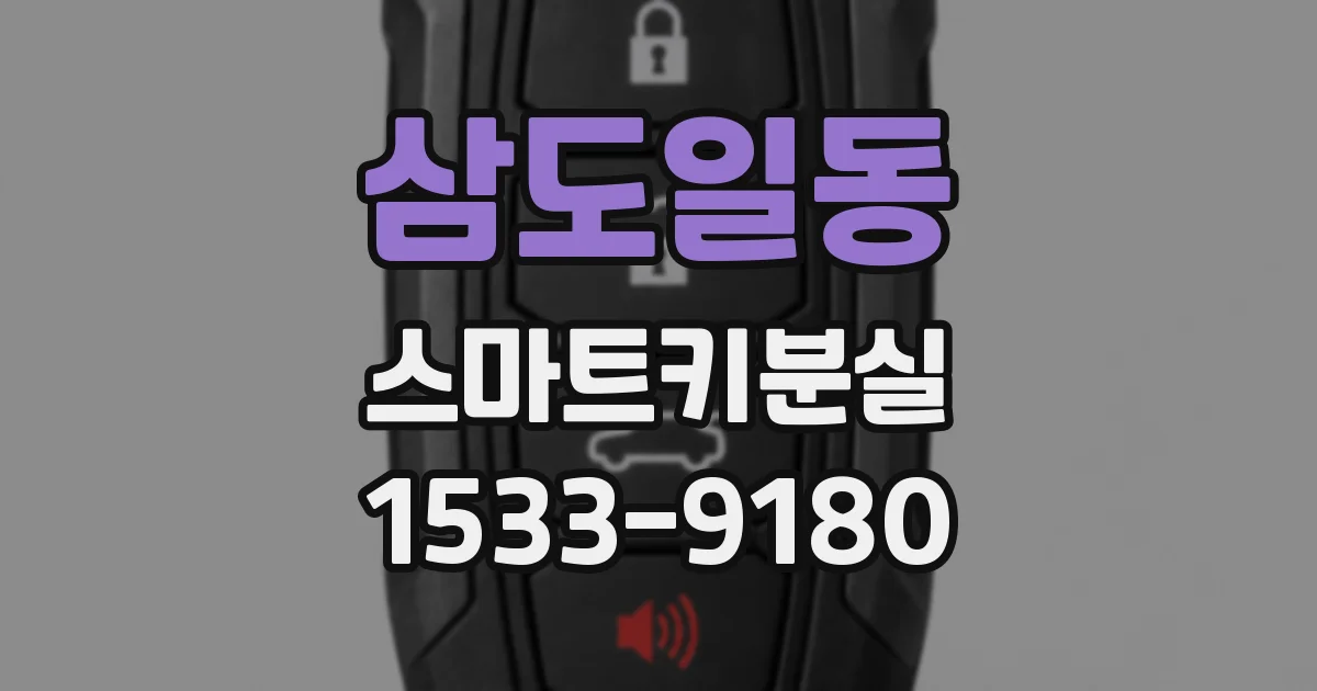 삼도일동 스마트키분실