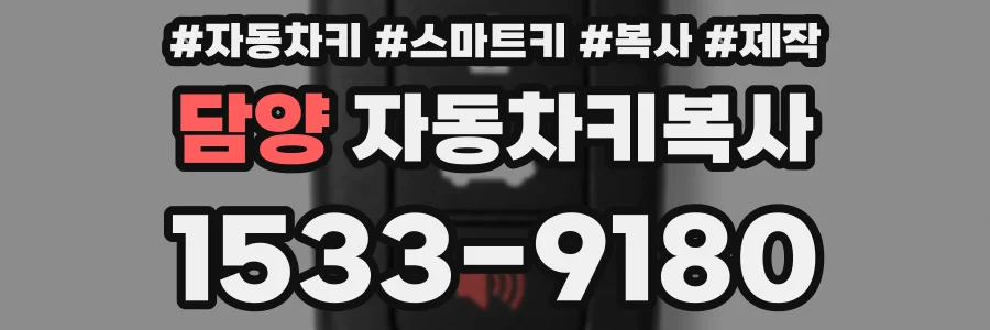 담양 자동차키복사