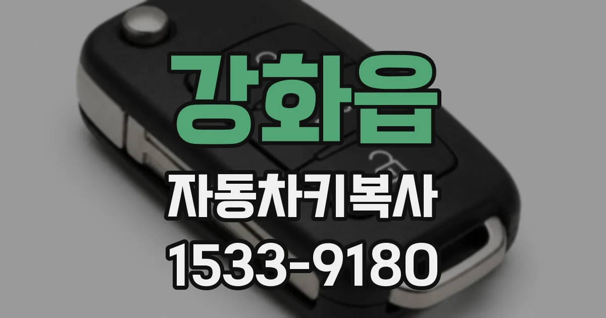 강화읍 자동차키복사