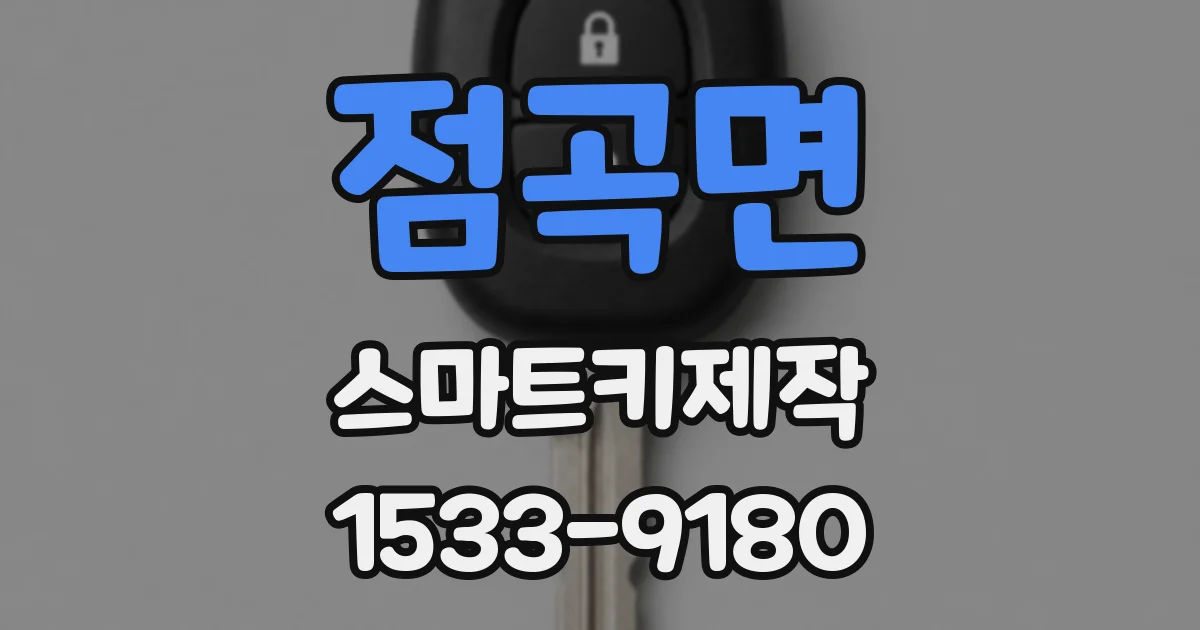 점곡면 스마트키제작