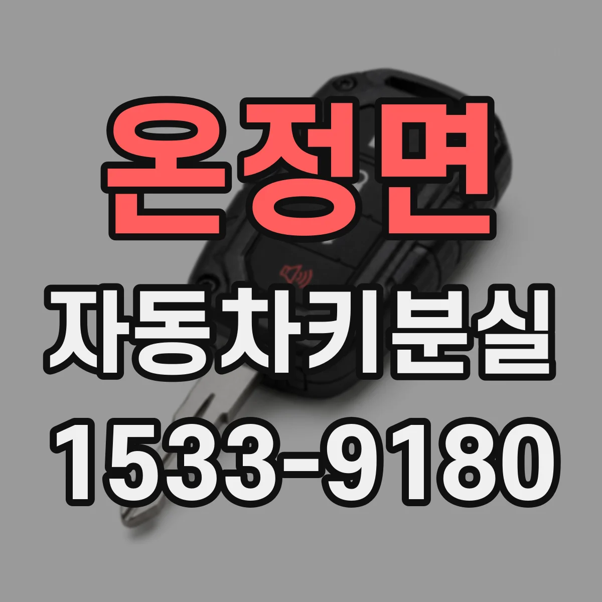 온정면 자동차키분실
