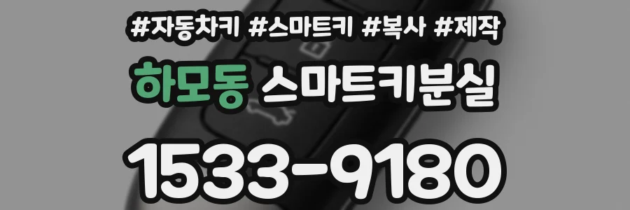 하모동 스마트키분실