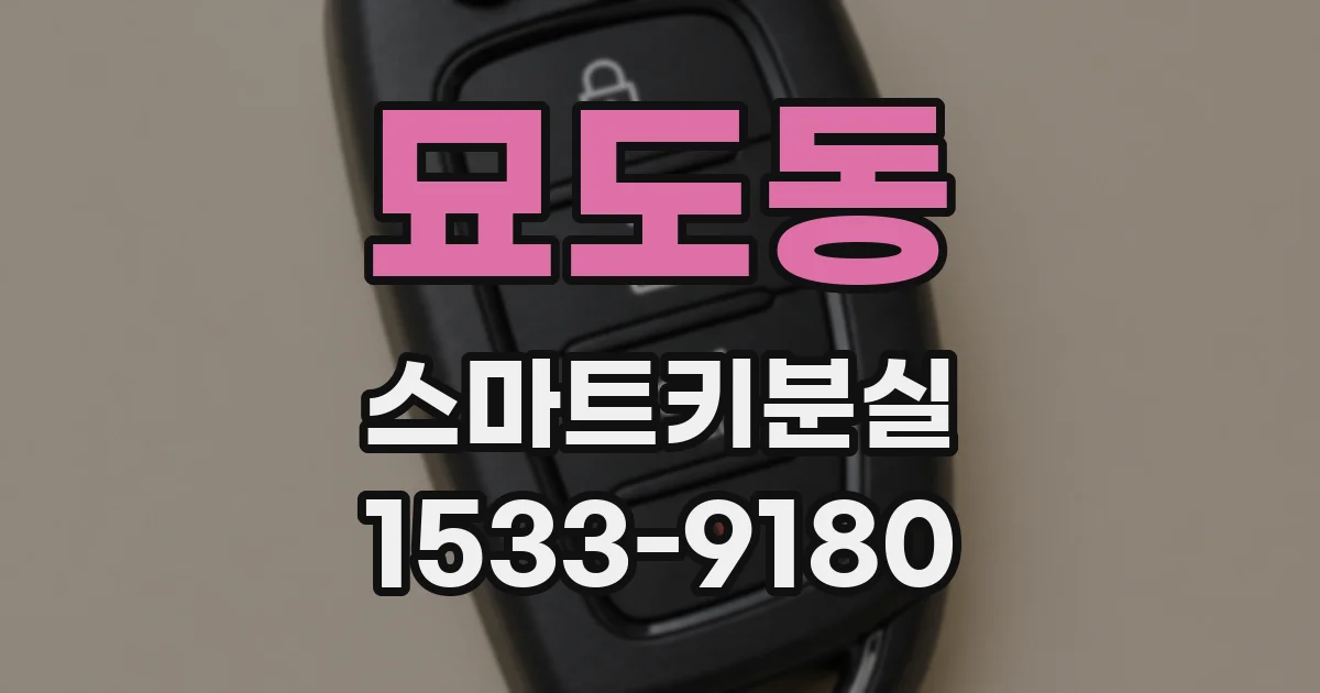묘도동 스마트키분실
