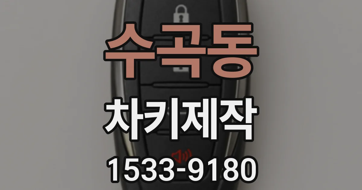 수곡동 차키제작