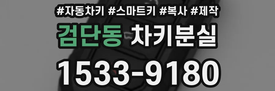 검단동 차키분실