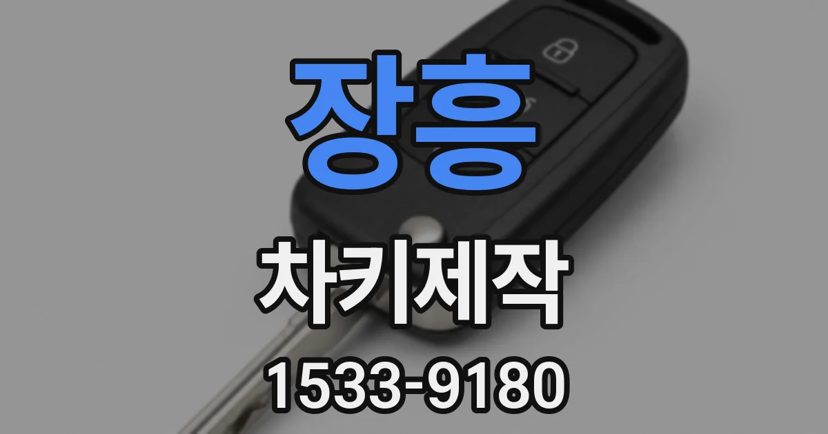 장흥 차키제작