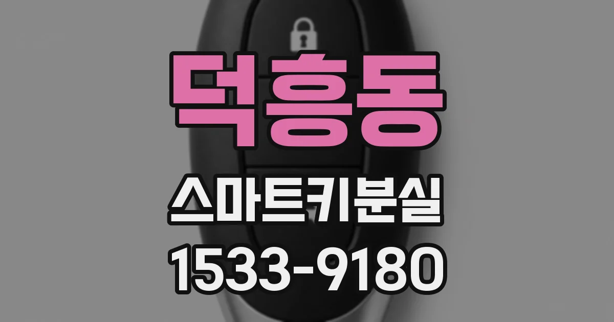 덕흥동 스마트키분실