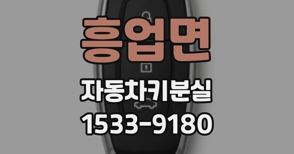 흥업면 자동차키분실