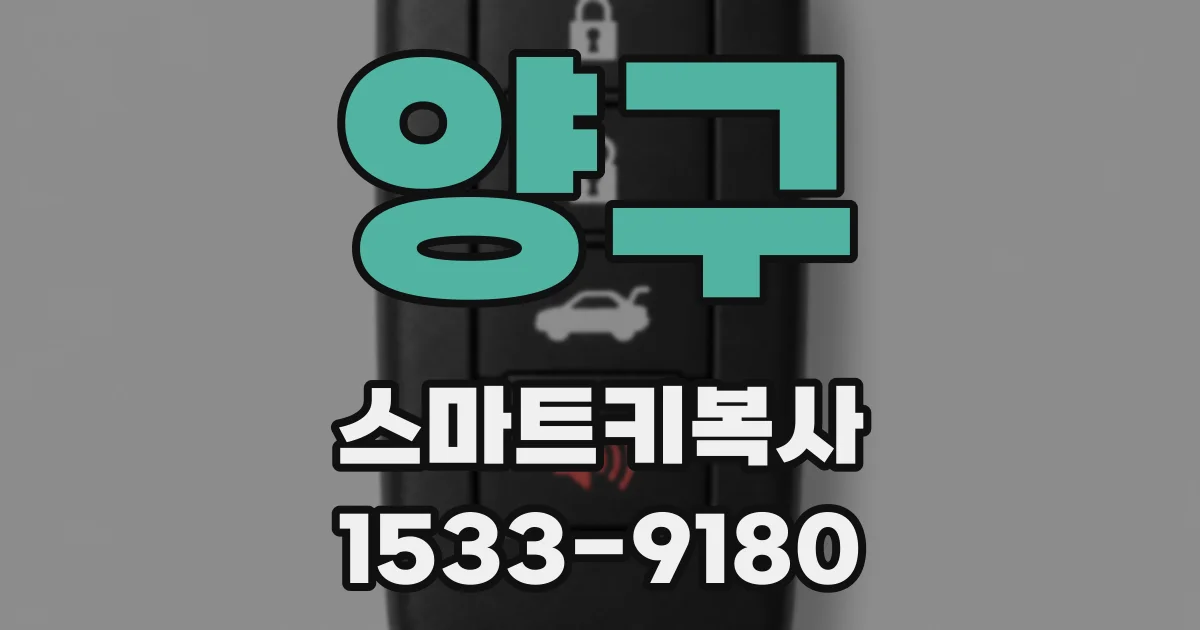 양구 스마트키복사