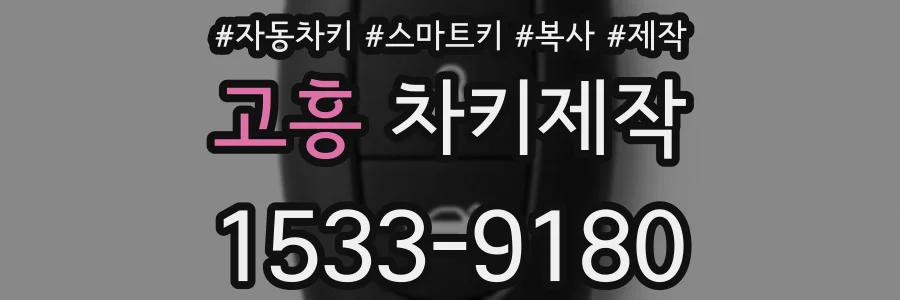 고흥 차키제작