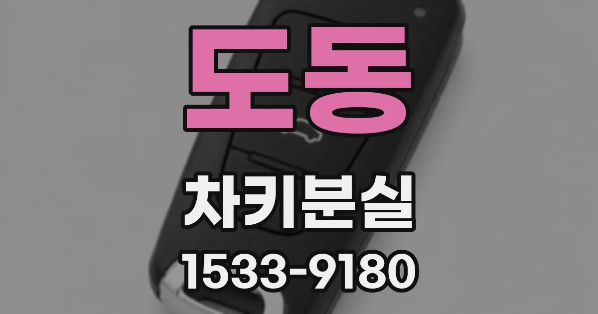 도동 차키분실