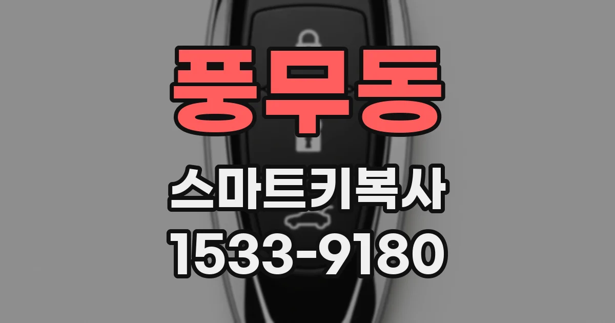 풍무동 스마트키복사