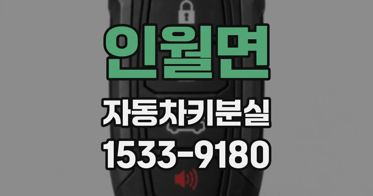 인월면 자동차키분실
