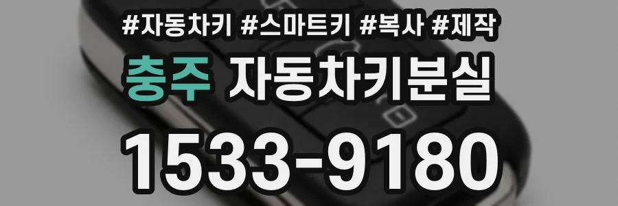 충주 자동차키분실