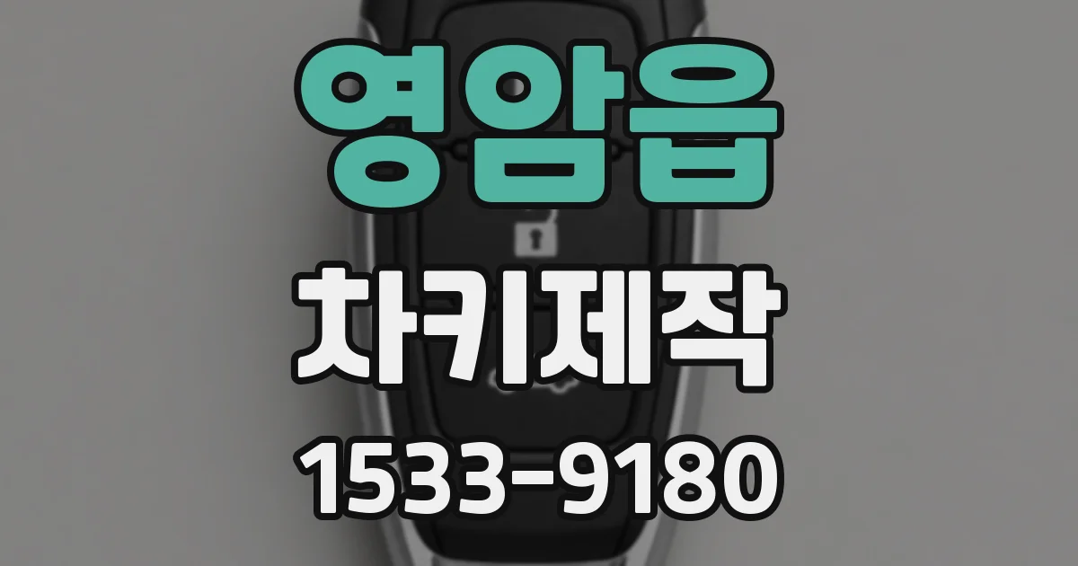 영암읍 차키제작