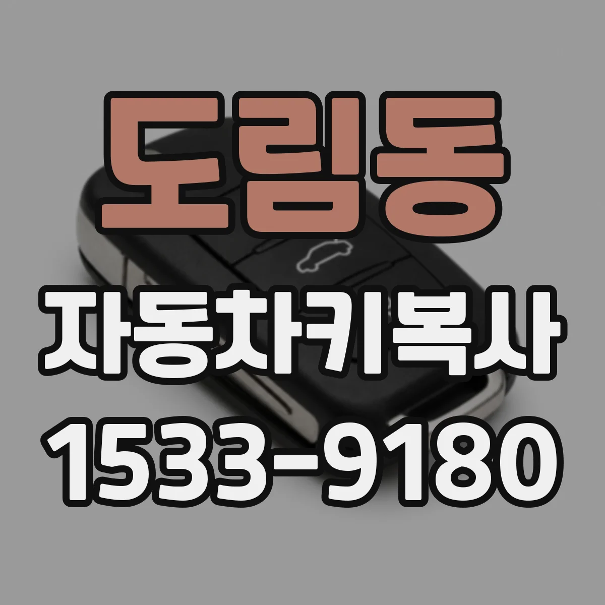 도림동 자동차키복사