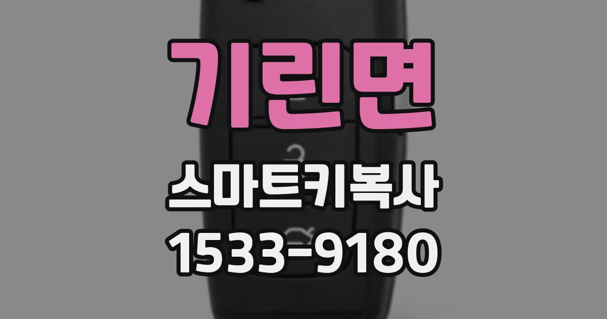 기린면 스마트키복사