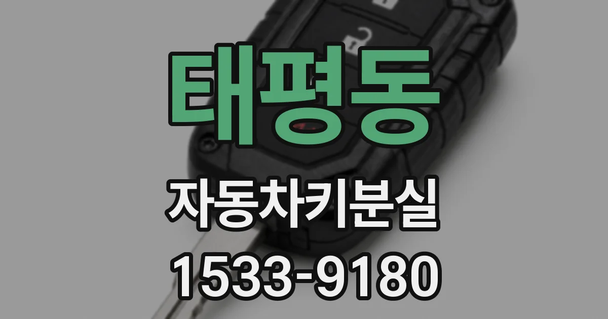 태평동 자동차키분실
