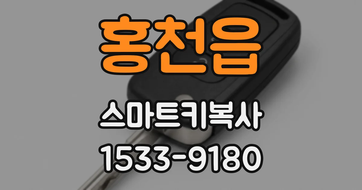 홍천읍 스마트키복사