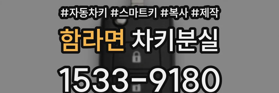 함라면 차키분실