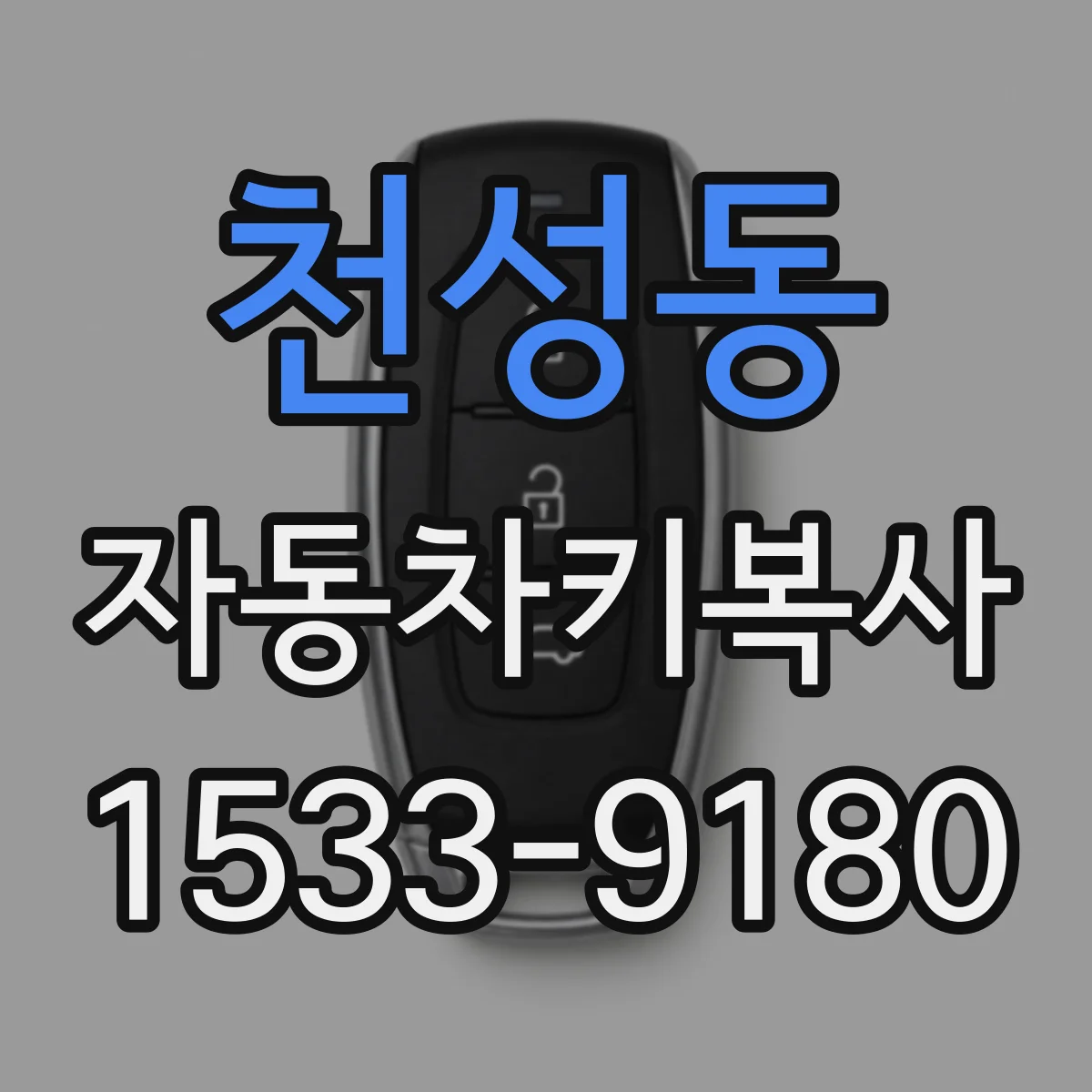 천성동 자동차키복사