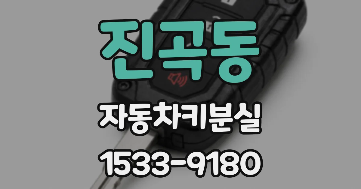 진곡동 자동차키분실