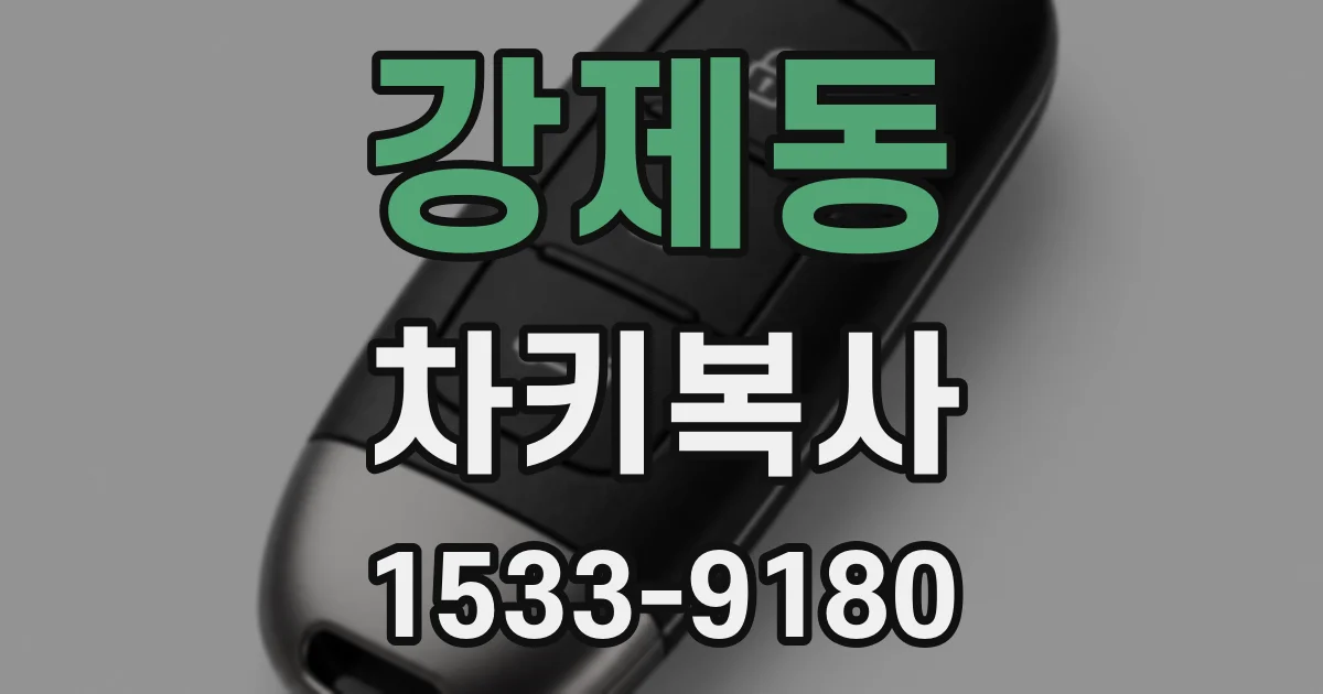 강제동 차키복사