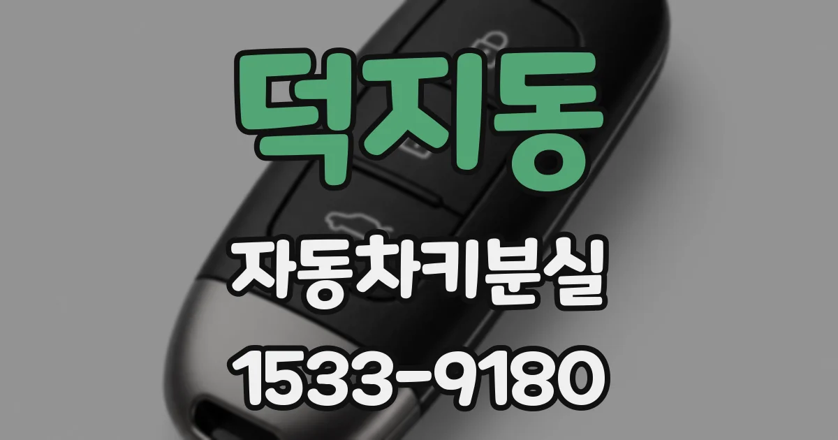 덕지동 자동차키분실