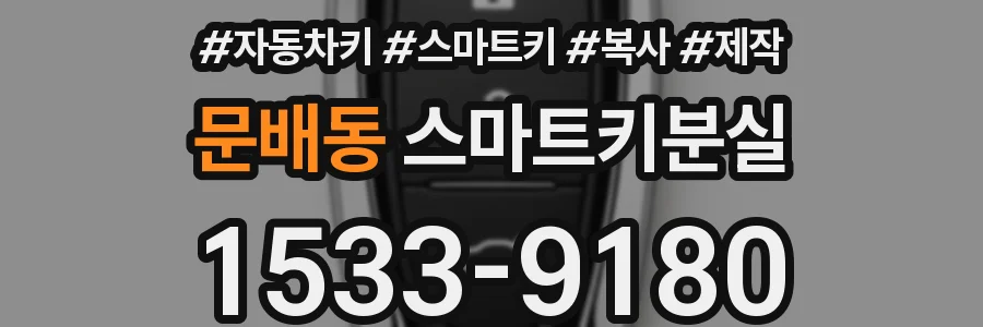 문배동 스마트키분실