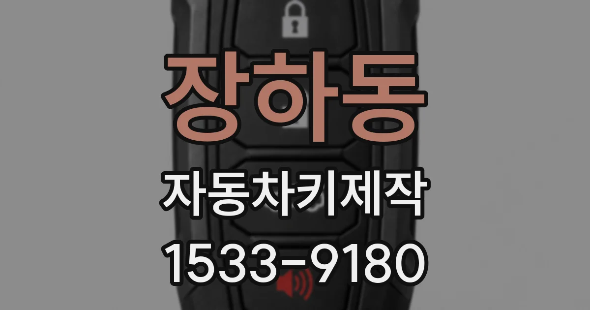 장하동 자동차키제작