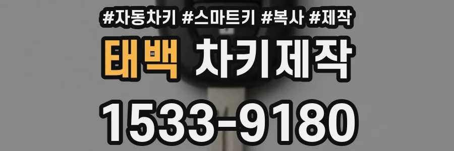 태백 차키제작