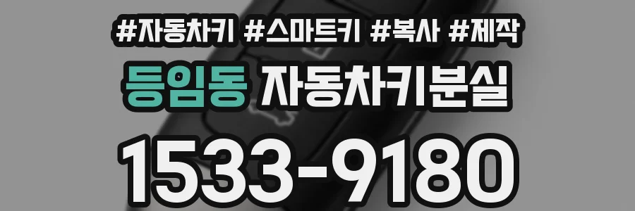 등임동 자동차키분실