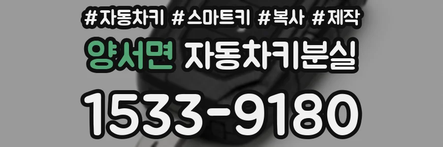 양서면 자동차키분실