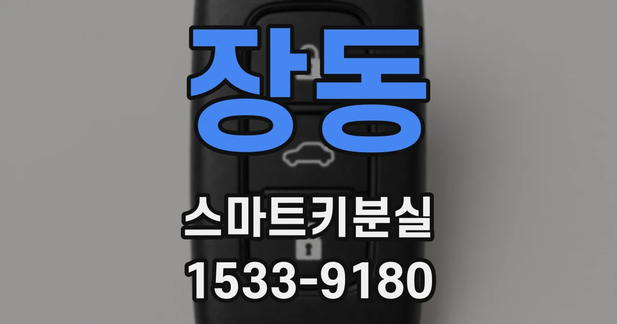 장동 스마트키분실