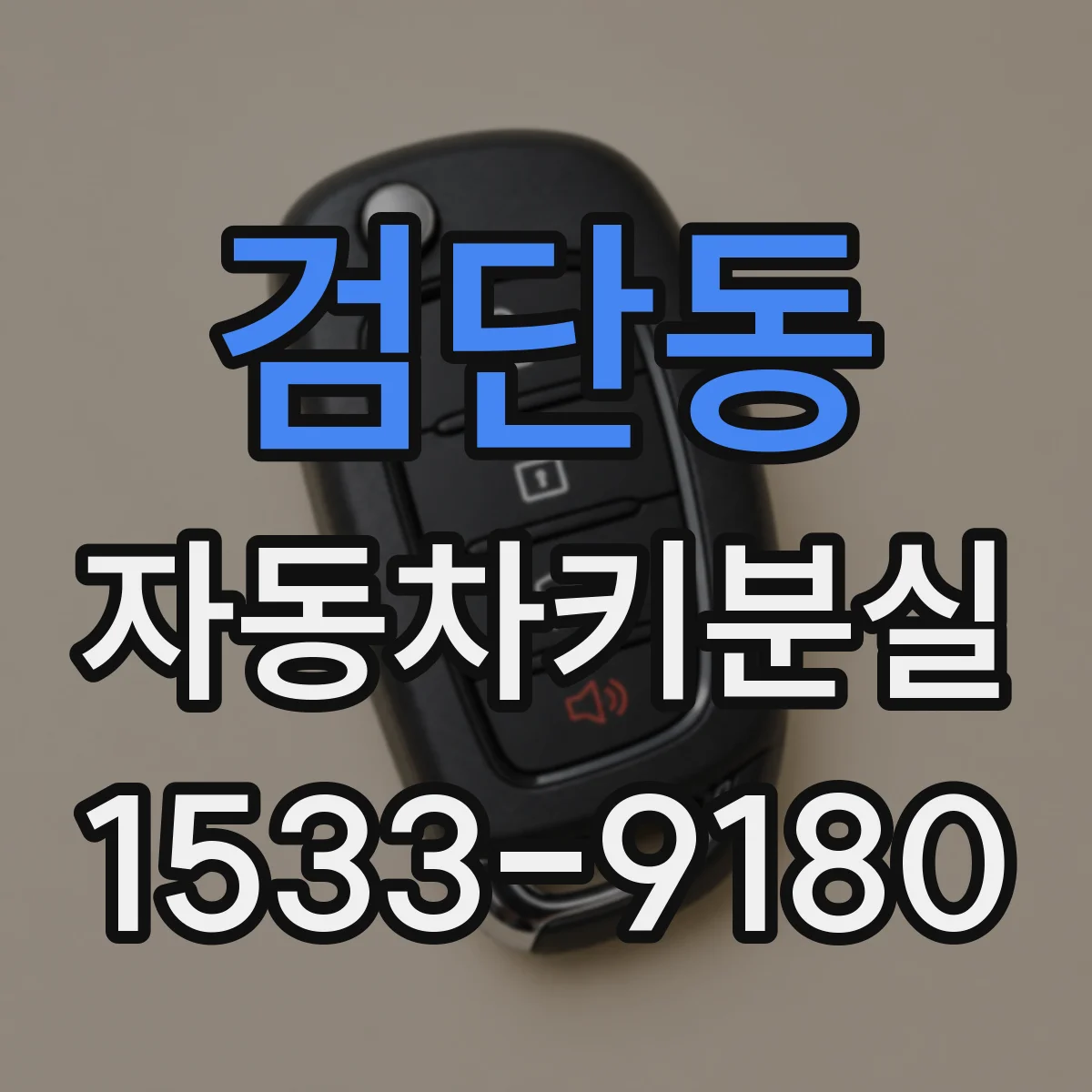 검단동 자동차키분실