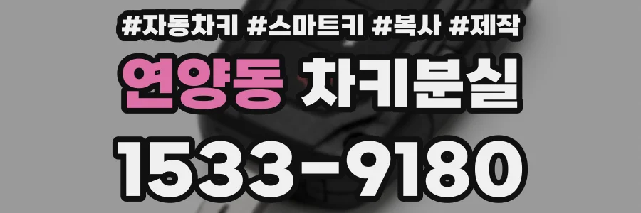 연양동 차키분실