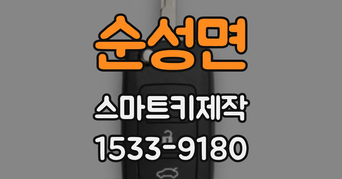 순성면 스마트키제작