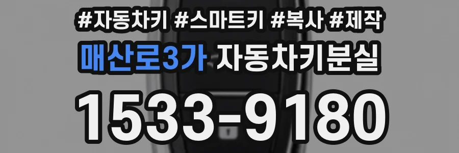 매산로3가 자동차키분실