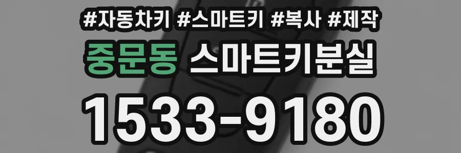 중문동 스마트키분실