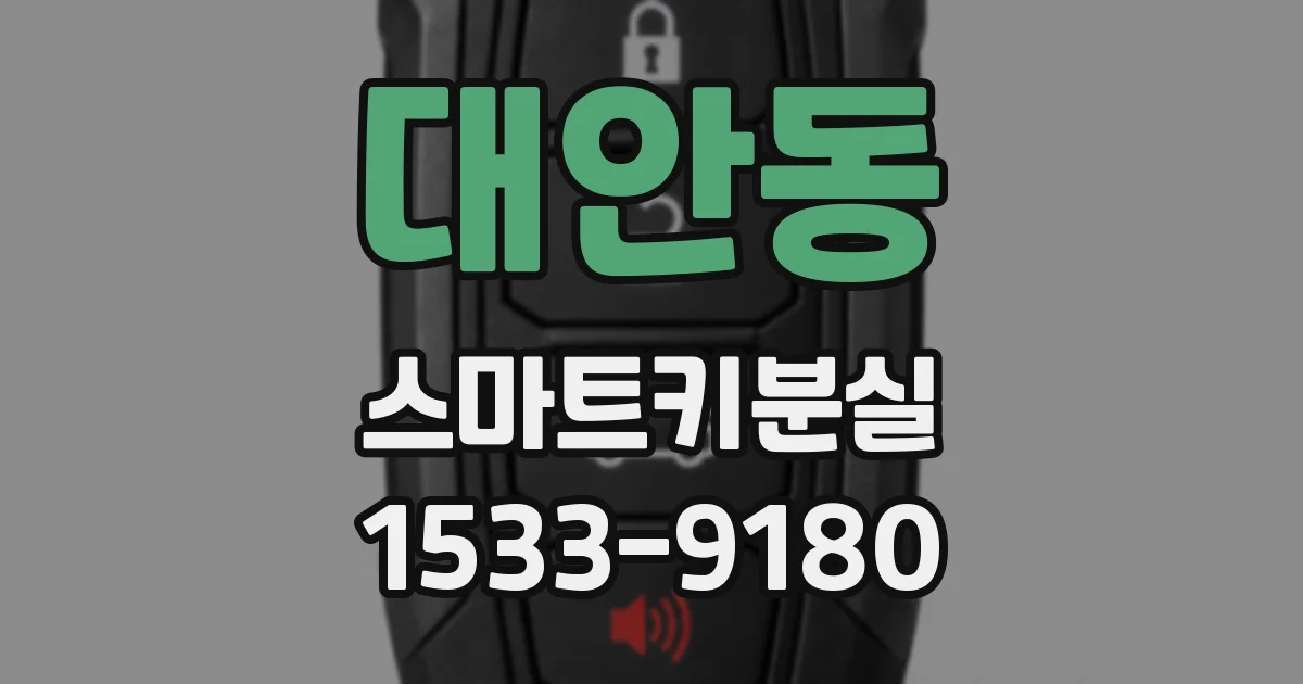 대안동 스마트키분실