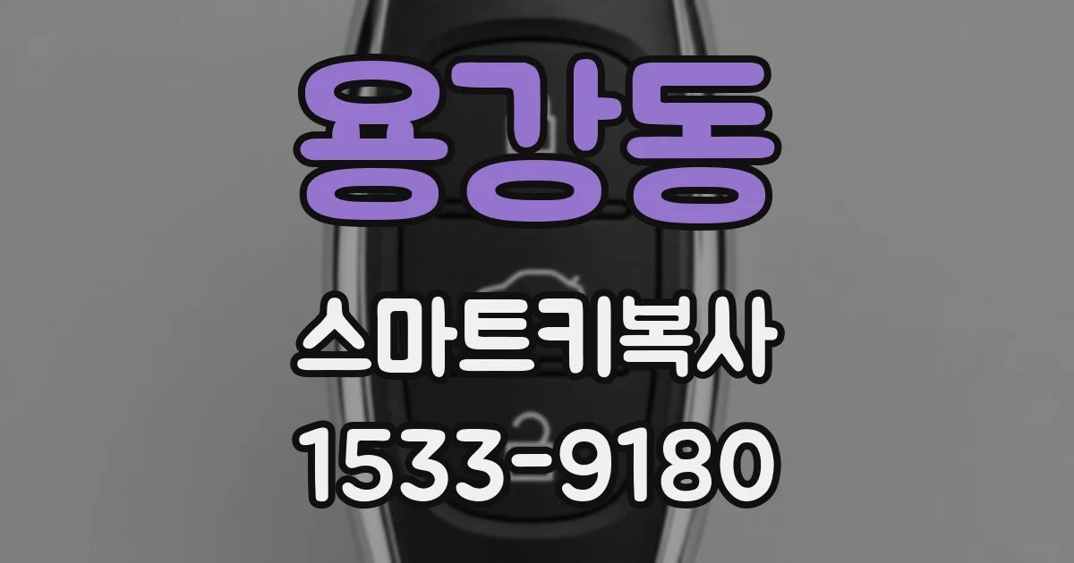 용강동 스마트키복사