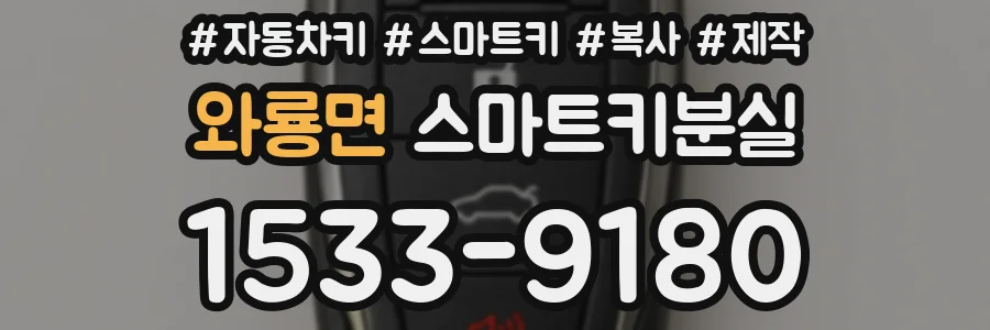 와룡면 스마트키분실