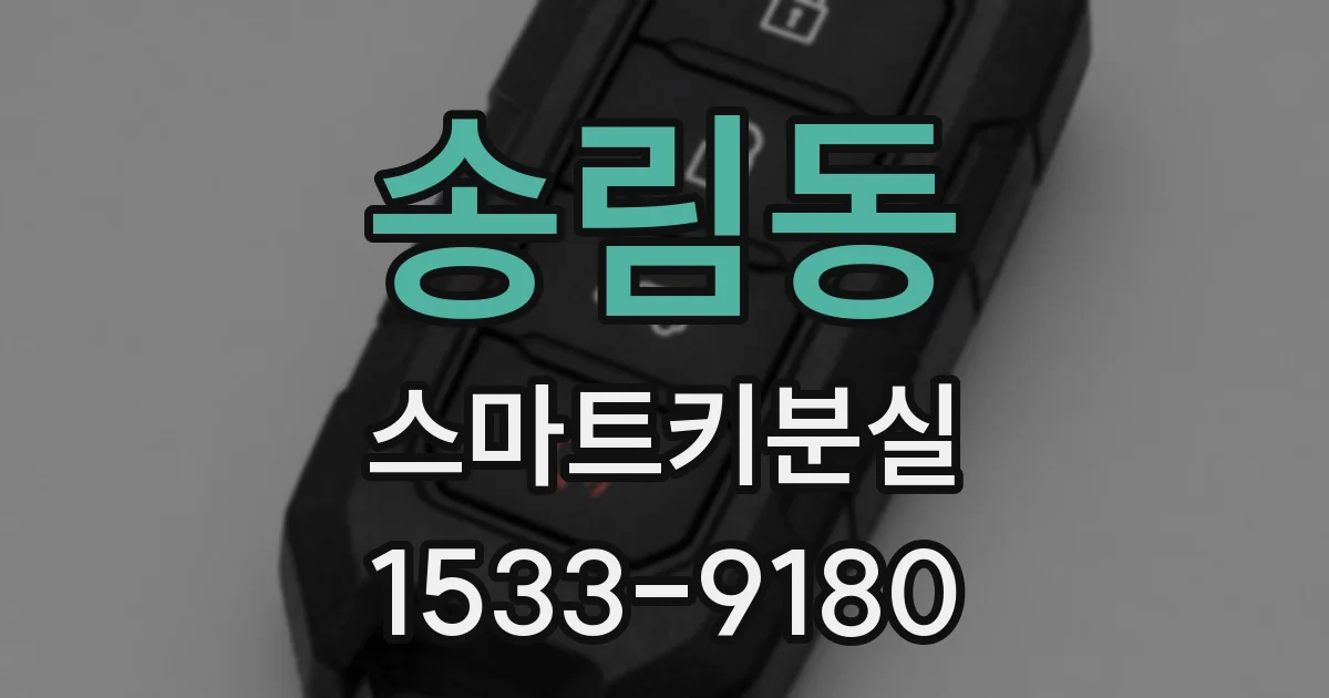 송림동 스마트키분실